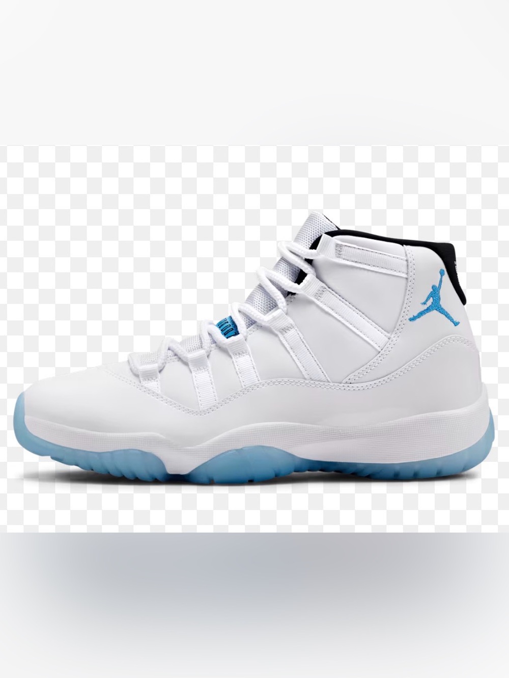 Authentic Air Jordan Retro 11 “Legend Blue/Columbia” Size 8.5 CT8012-104